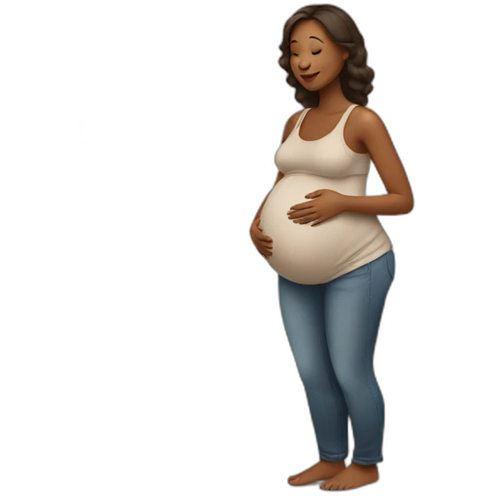 pregnant woman emoji