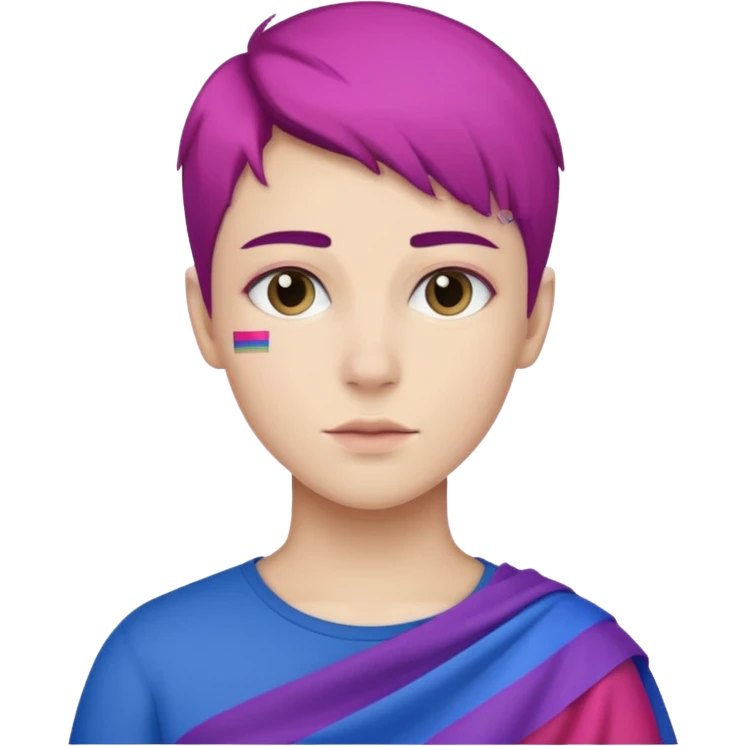 Bandera bisexual  emoji