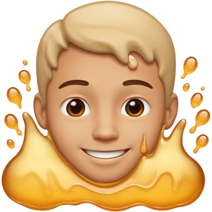 Guy Melting in love emoji