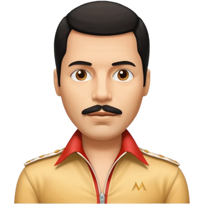 
Freddie Mercury in 70s emoji