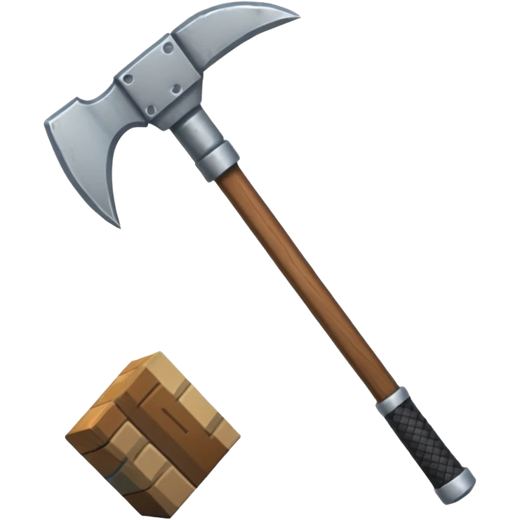 Minecraft picaxe emoji