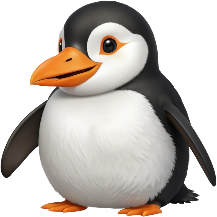 laughing penguin emoji