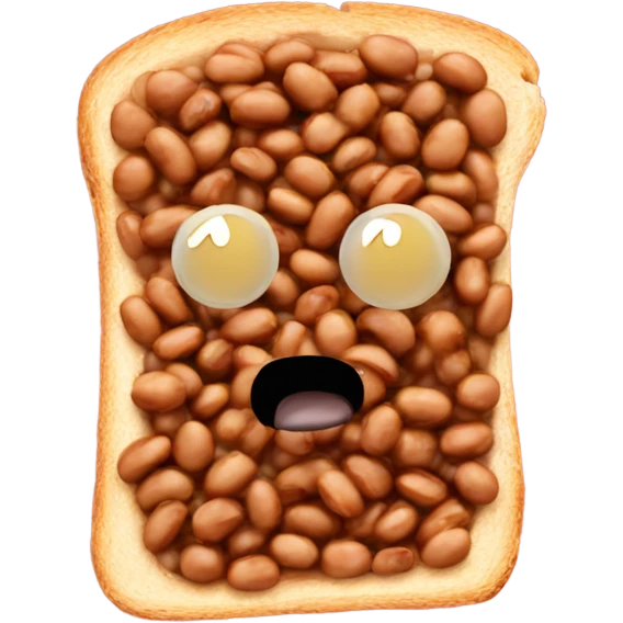 beans on toast  emoji