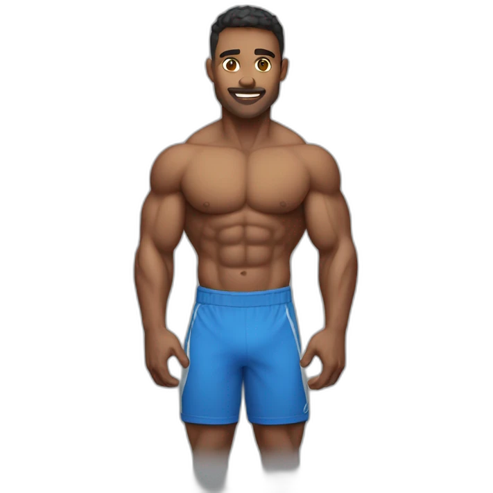 muscular athletic guy emoji