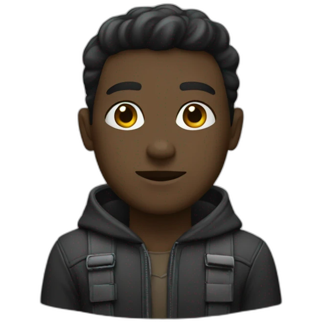 G negra con un guion encima  emoji