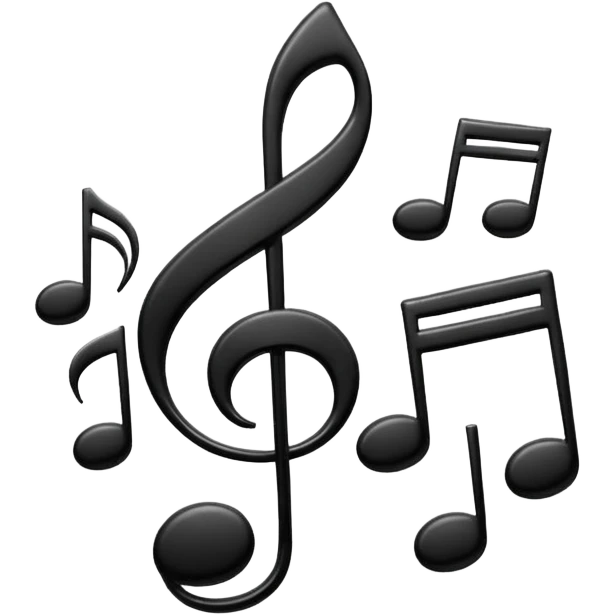 music notes emoji