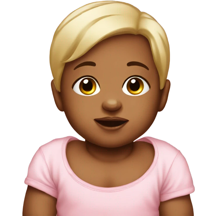 baby with 2 bunny tee emoji