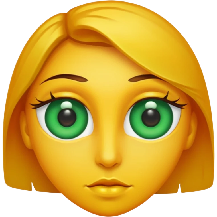 green eyes emoji