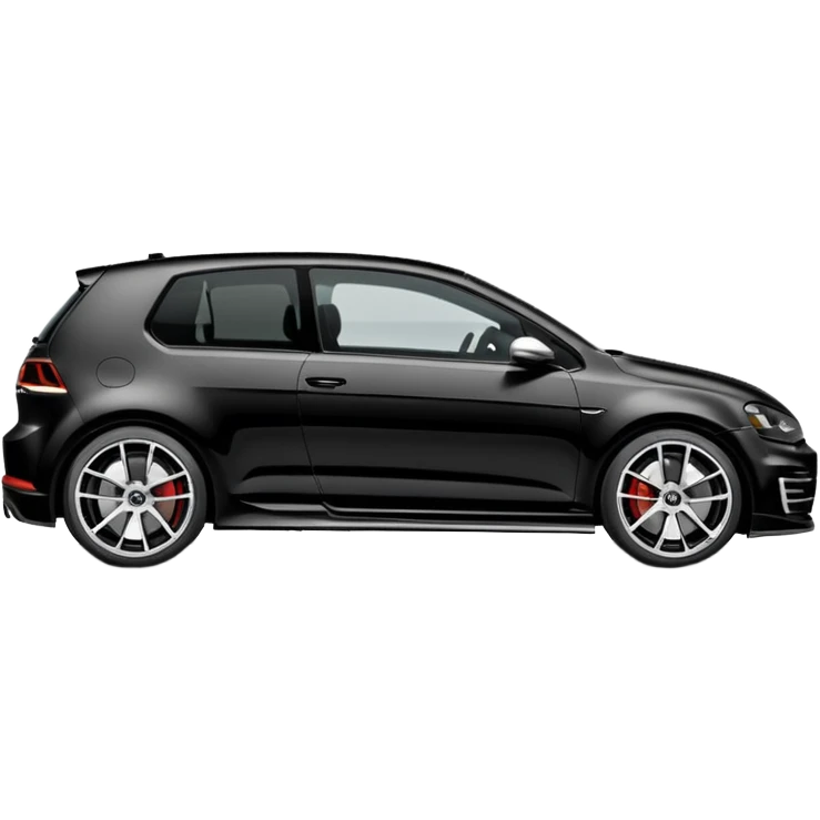 Black Edition Golf R MK7 on the side emoji