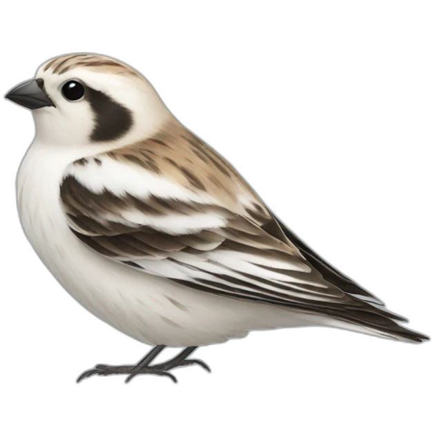 Snow bunting emoji