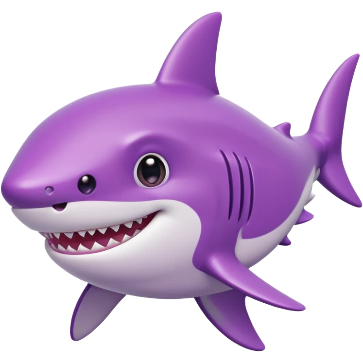 purple Baby Shark emoji