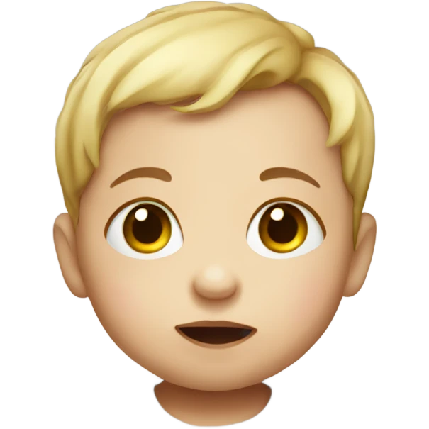 Baby with gas emoji