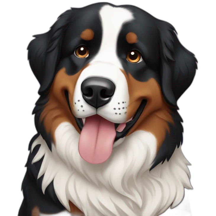 bernese mountain dog pain emoji