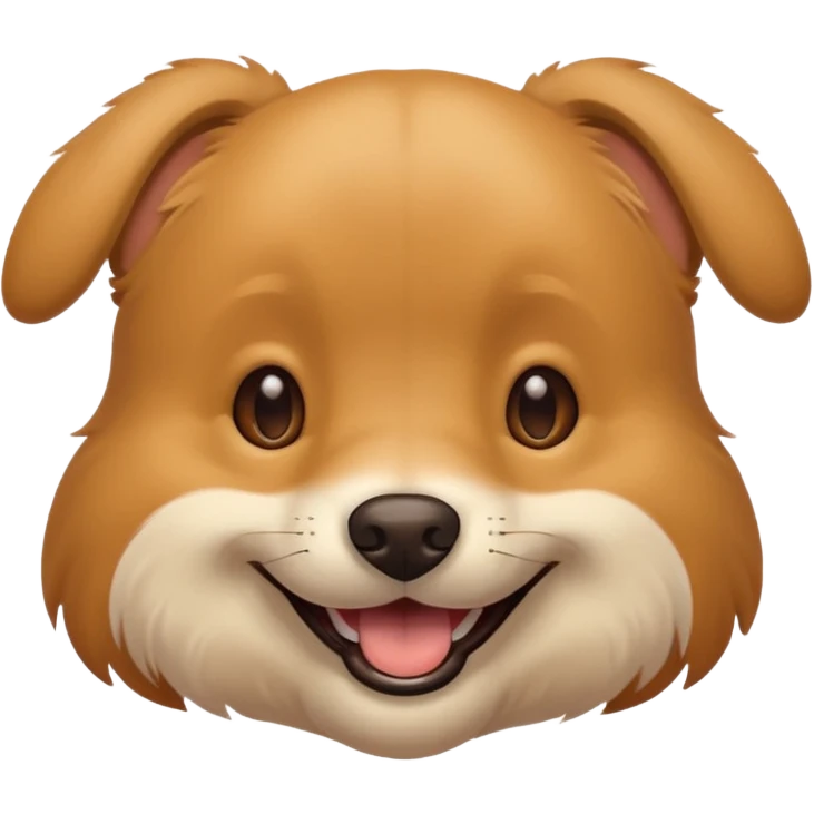 Dog smiling emoji