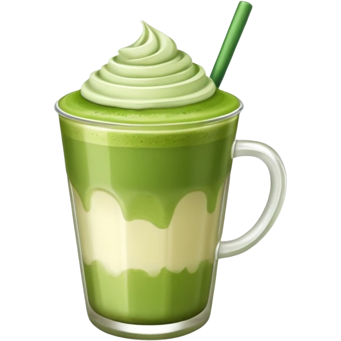 Matcha latte drink  emoji