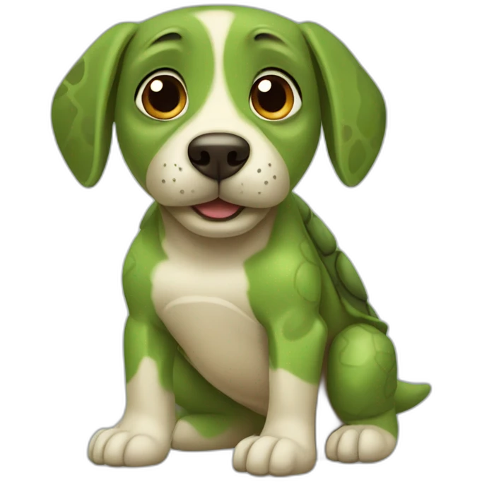 Dog turtle emoji