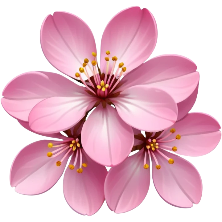 pink cherry blossom emoji
