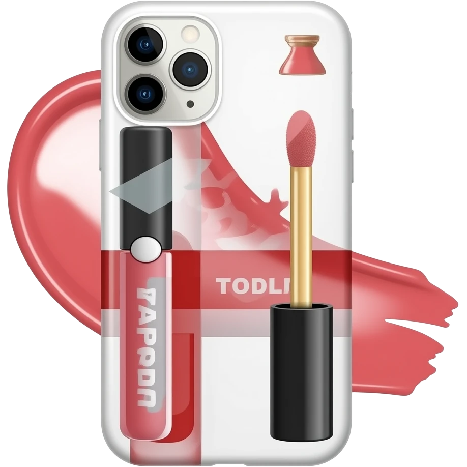 Create the Rhode lip tint phone case emoji