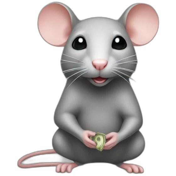 Rat money emoji