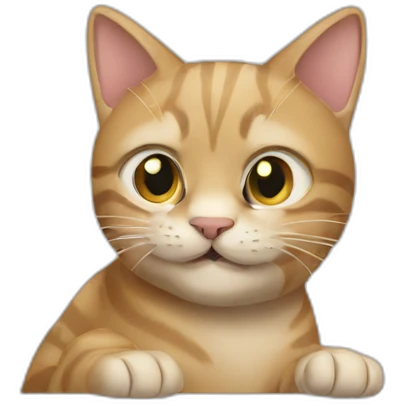 cat clibing emoji