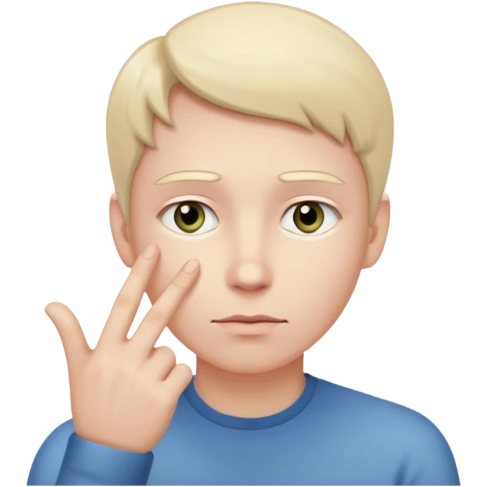 uhh pensive face with hand with fingers splayed on the left emoji