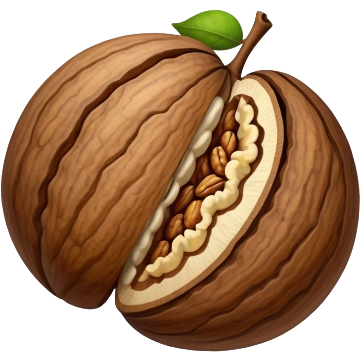 walnut half emoji