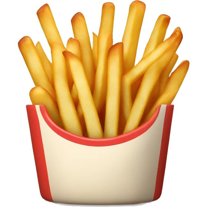 french fries with hotdog in a bowl emoji