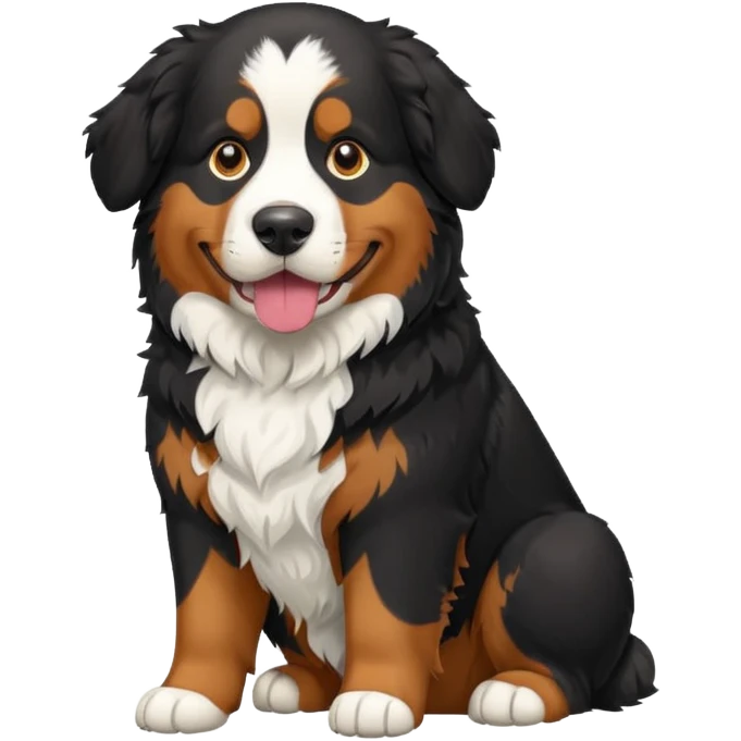 Bernese mountain dog emoji