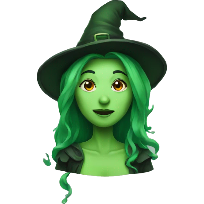 green witch emoji
