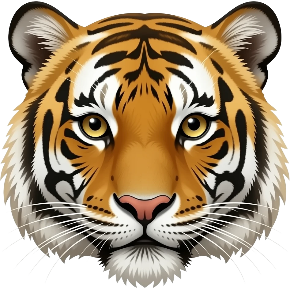 head of saber-toothed tiger emoji