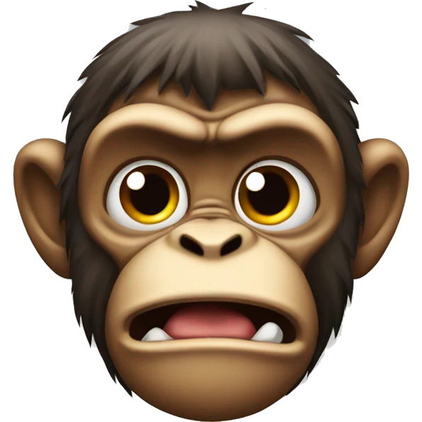 angry monkey emoji