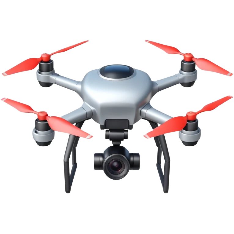 professional camera drone object icon, stabilized gimbal camera, large lens, futuristic drone body, 3D cartoon, mobile game icon style, centered, clean background, no text, no watermark
  emoji
