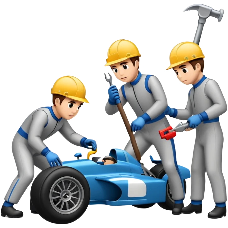 Racing Pitstop Men emoji