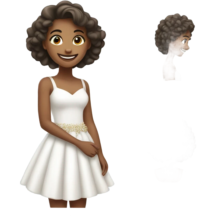 Birthday Girl White emoji
