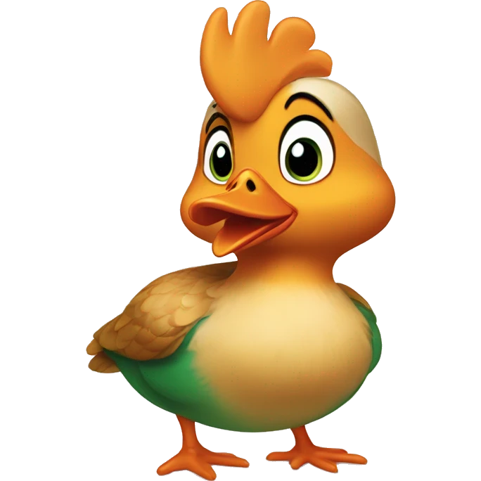 abby mallard chicken little emoji