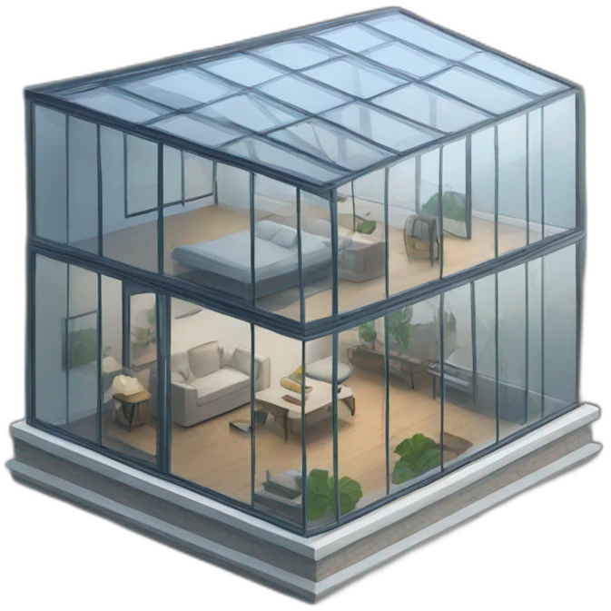 Glass house emoji