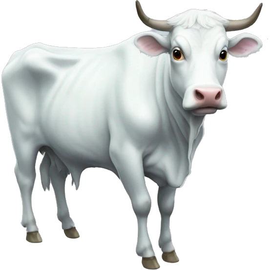 Ghost cow emoji