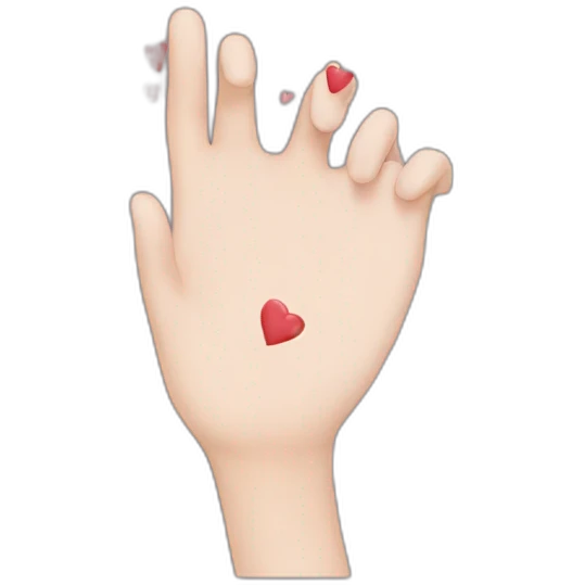 Love hand korea emoji