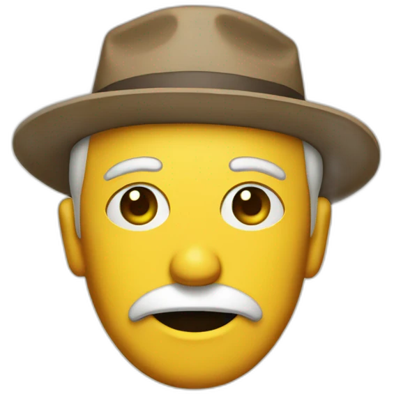 old paper man emoji