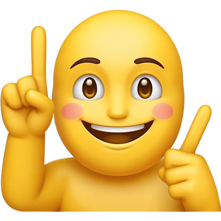An emoji smiling with both middle fingers up emoji
