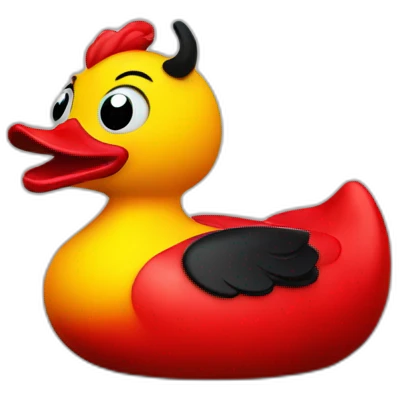 devil rubber duck emoji
