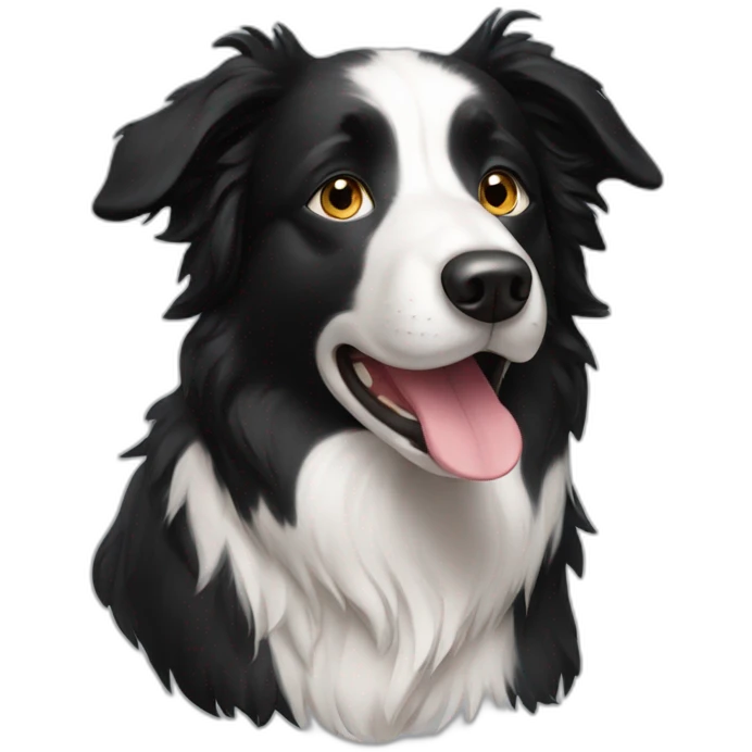 Border collie emoji