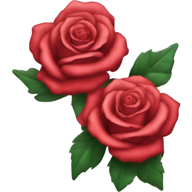 Ramo de rosas rojas emoji