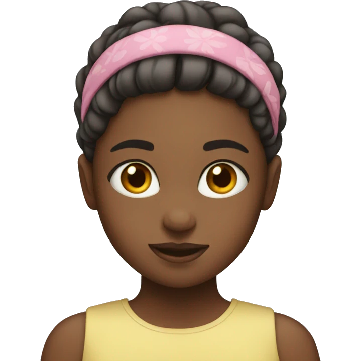 girl with headband emoji