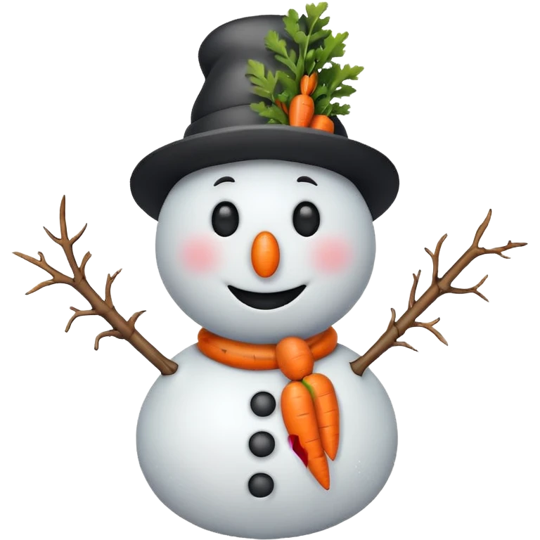 emoji snowman emoji