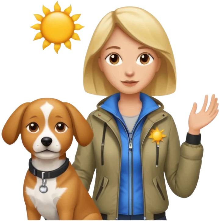 Dog Walker woman emoji