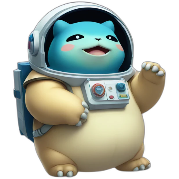 snorlax, Astronaut emoji