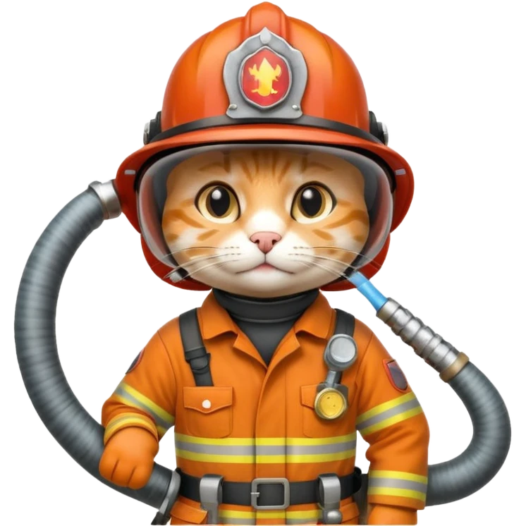 Fireman Cats emoji