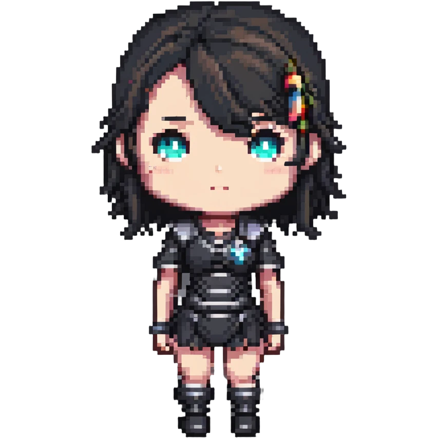 chibi female human character, short proportions, large head emoji