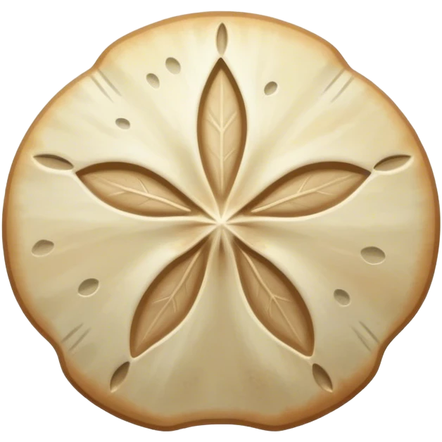 aesthetic beige sand dollar emoji